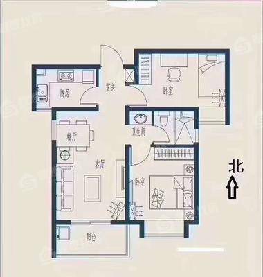 安联新青年广场2室2厅1卫78㎡