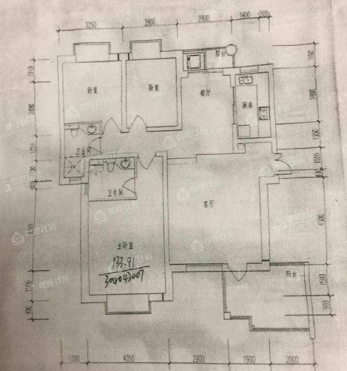 观澜豪庭3室2厅2卫135㎡