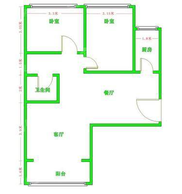 珍集嘉苑2室2厅1卫100㎡