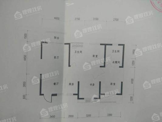 东胜紫御府4号地3室2厅2卫120㎡