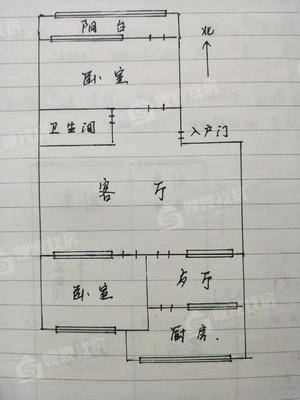 量具厂宿舍2室2厅1卫84㎡