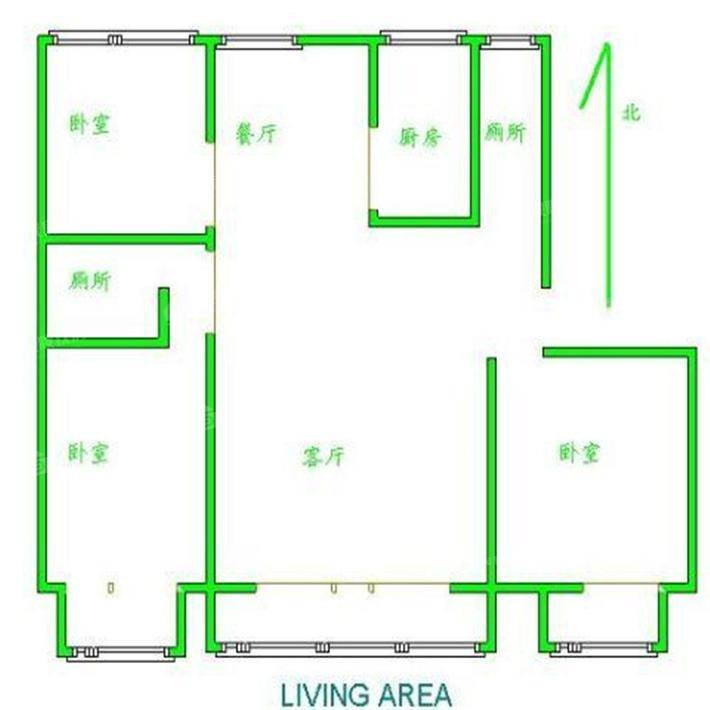 中阳信合水岸3室2厅2卫156㎡