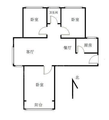 紫晶悦城（2号地）3室2厅1卫114㎡