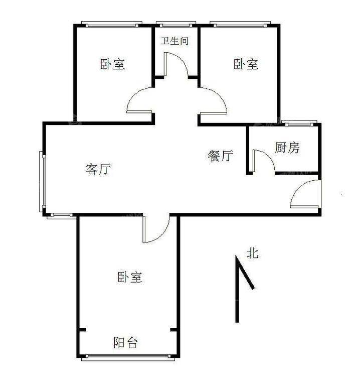 紫晶悦城（2号地）3室2厅1卫114㎡