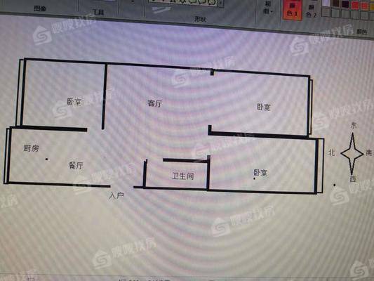 致爽家园3室2厅1卫95㎡