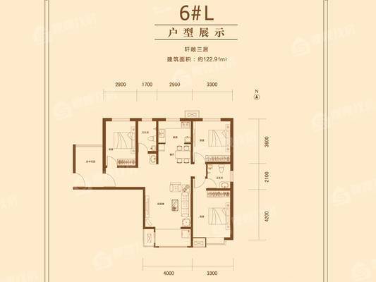 弘石湾3室2厅2卫125㎡