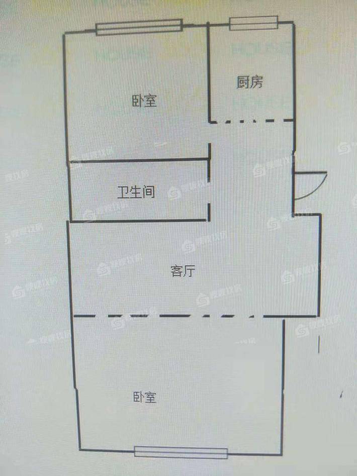 富丽花园2室2厅1卫66㎡