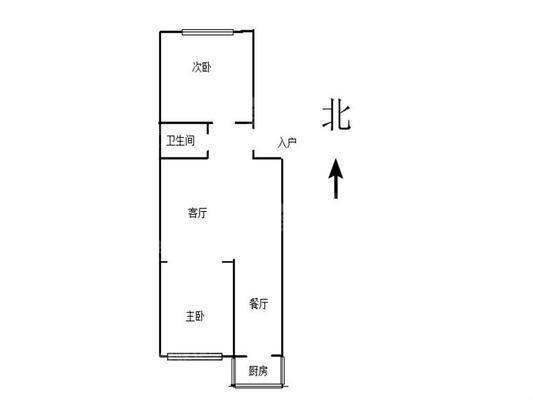 佟山南小区（东组团）2室1厅1卫56㎡