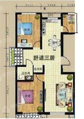 逸城浅水湾3室2厅1卫97㎡