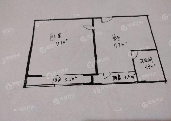 东苑小区（南院）1室1厅1卫52㎡