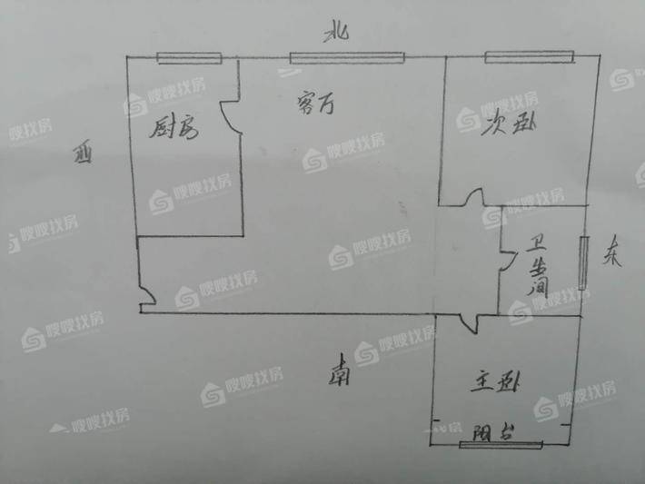 双峰翠苑2室2厅1卫65㎡