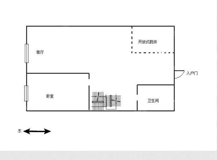 九和玫瑰湾小区3室1厅1卫75㎡