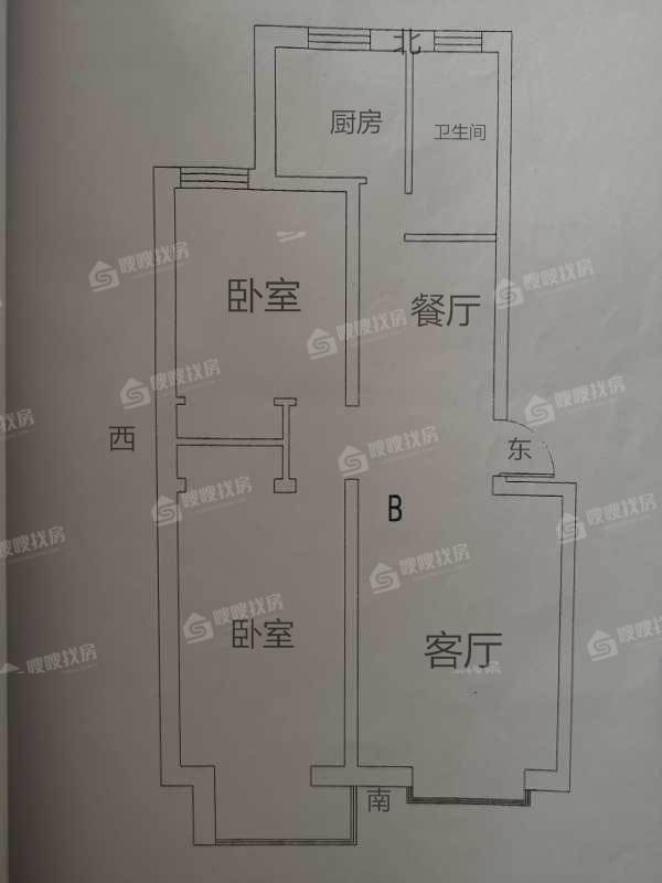 锦绣城（二区）2室2厅1卫99㎡