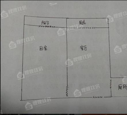 华兴小区1室1厅1卫63㎡