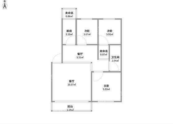 紫薇家园二期3室2厅1卫118㎡