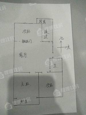 国经小区2室2厅1卫87㎡