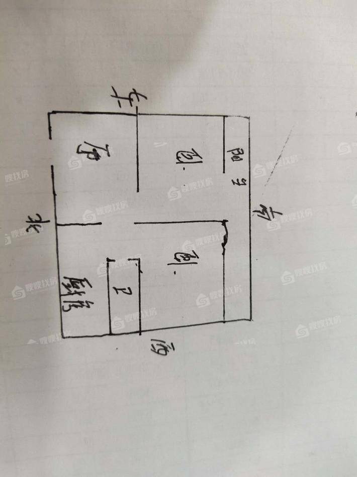 高柱小区2室1厅1卫55㎡