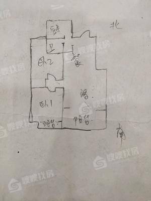 观峰嘉邸2室2厅1卫83㎡