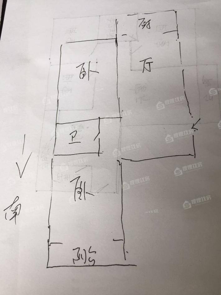 西山宾馆家属宿舍2室2厅1卫96㎡