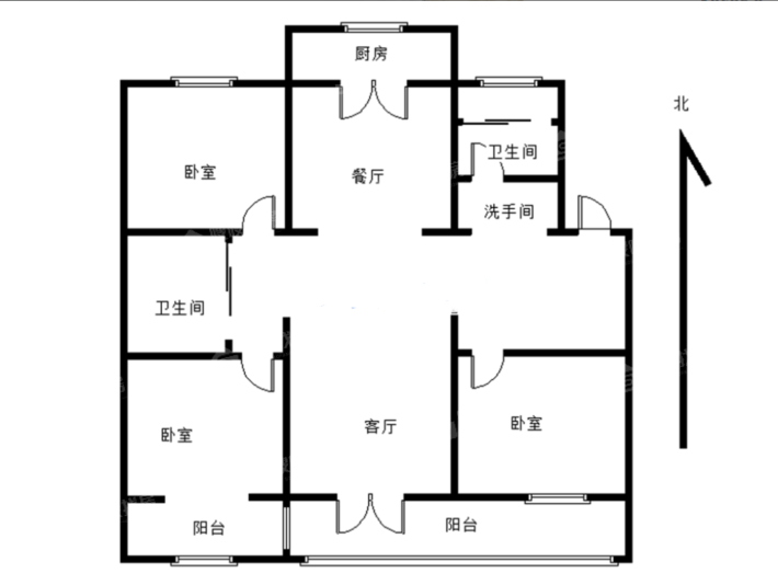 荣国花园3室2厅2卫136㎡