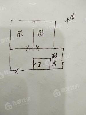 高柱小区2室1厅1卫57㎡