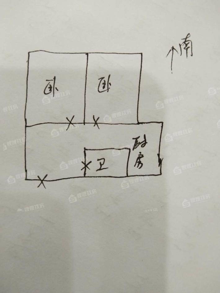 高柱小区2室1厅1卫57㎡