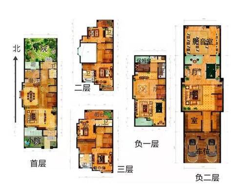 红石原著5室3厅5卫495㎡