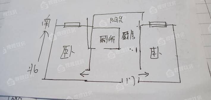 古运码头2室2厅1卫96㎡