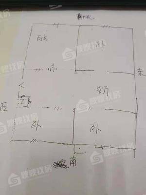 郊区外贸住宅楼（运河区朝阳西街）3室2厅1卫84㎡