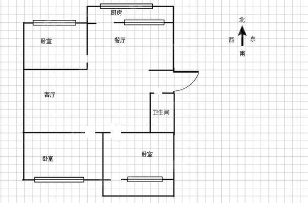 南湖小区3室2厅1卫96㎡