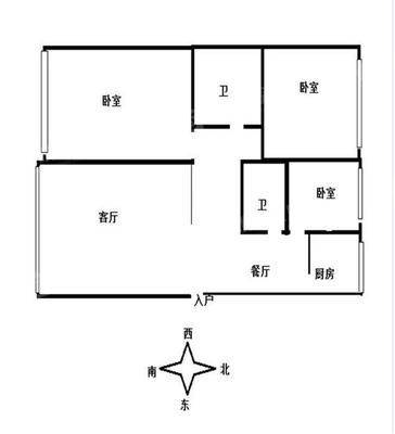 银领家园3室2厅2卫133㎡