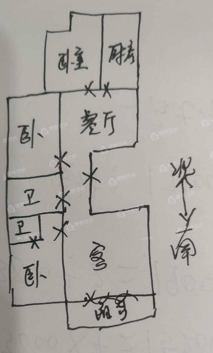 华林国际3室2厅2卫139㎡