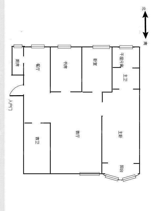 福隆（物业）小区3室2厅2卫131㎡