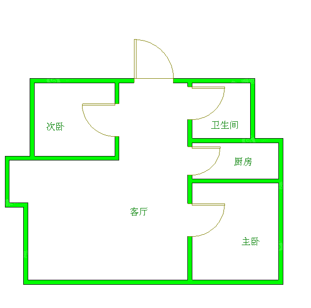 建明小区2室1厅1卫60㎡