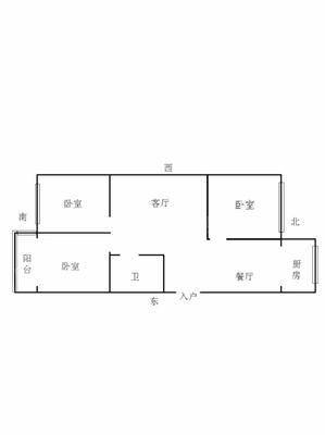 富华山庄（二期）3室2厅1卫100㎡