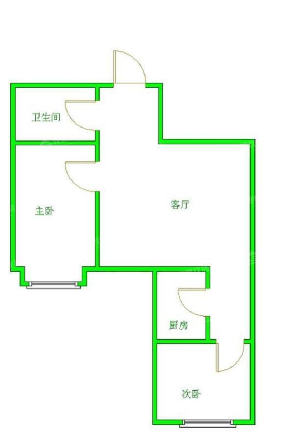 建明小区2室1厅1卫65㎡