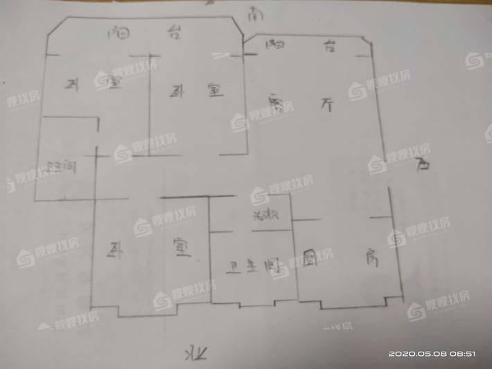 龙泉花园（东区）3室2厅1卫160㎡