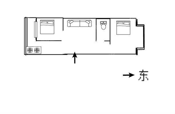 于家沟小区2室1厅1卫59㎡