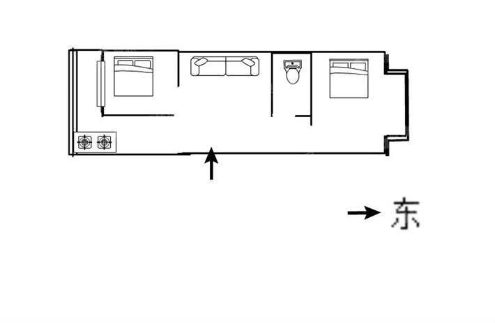 于家沟小区2室1厅1卫59㎡