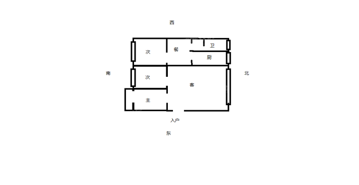 选矿家属楼3室2厅1卫121㎡