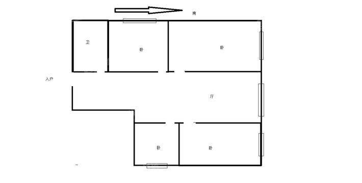 碧峰家园（二区）3室1厅1卫98㎡