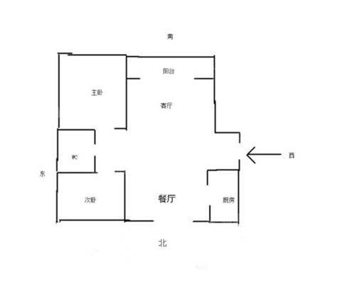 中山凯旋门2室2厅1卫92㎡