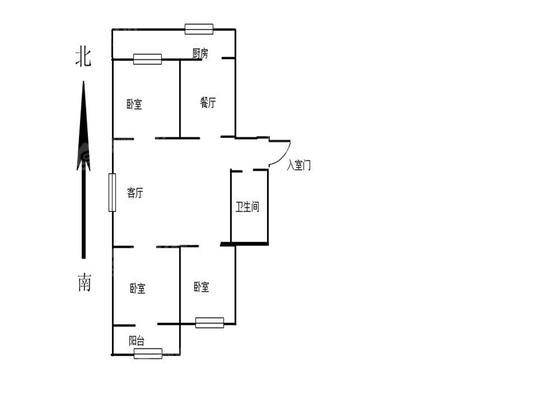 迎宾小学宿舍楼3室2厅1卫104㎡