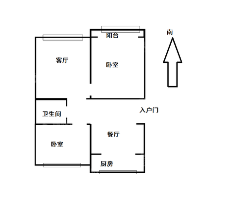 顺达公寓（小区）2室2厅1卫88㎡