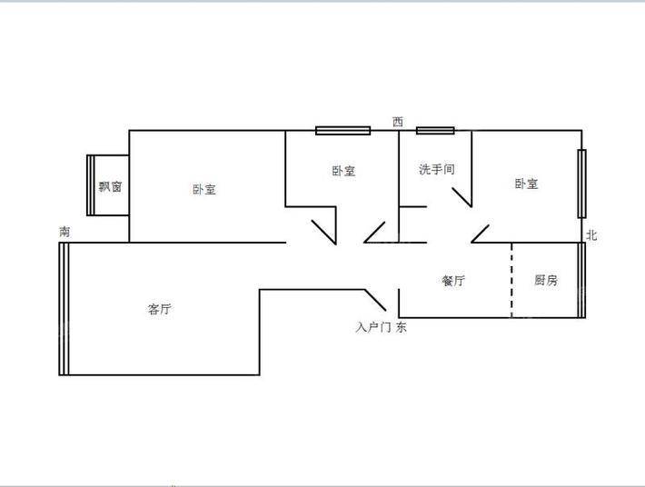 紫塞桃园3室2厅1卫111㎡