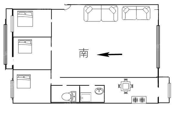 佟王府小区3室2厅2卫134㎡