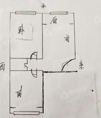 锦绣家园2室2厅1卫81㎡