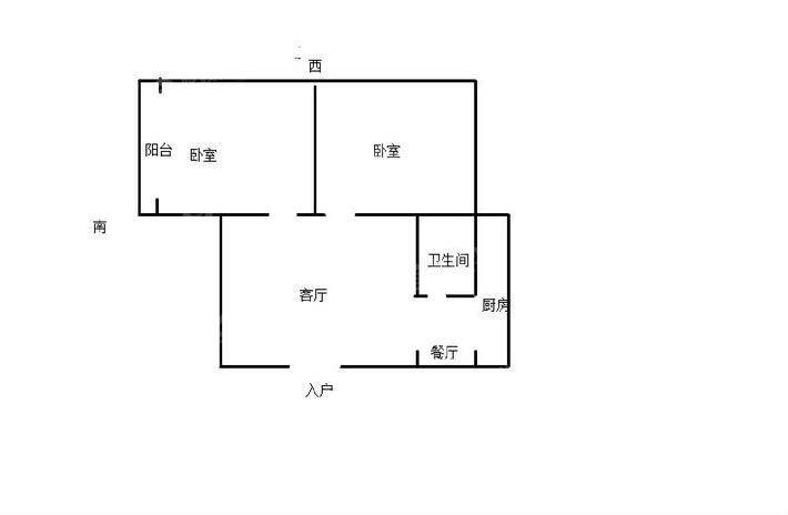 果山（承钢中一二区）2室1厅1卫55㎡