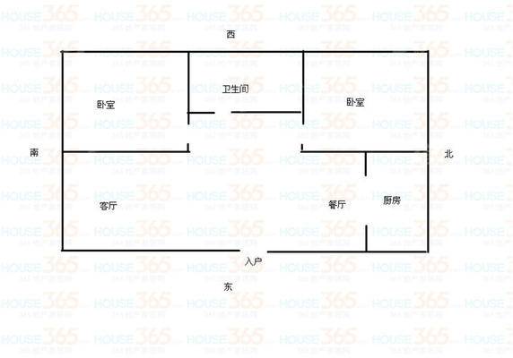 御水花园东区2室2厅1卫78㎡