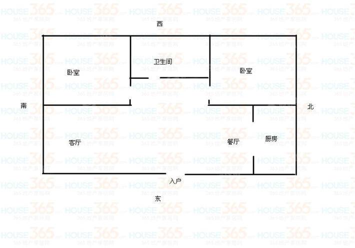 御水花园东区2室2厅1卫78㎡